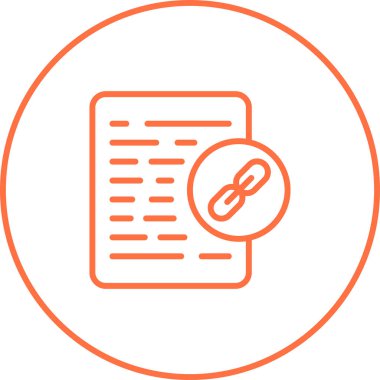 Belge. Web simgesi basit illüstrasyon