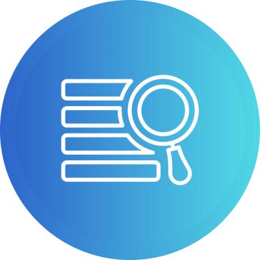 Arama simgesi vektör illüstrasyonu