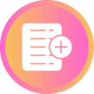 Belge simgesinin vektör illüstrasyonu