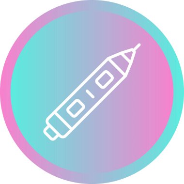 Bir roket simgesinin vektör çizimi