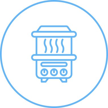 Kahve. Web simgesi vektör illüstrasyonu