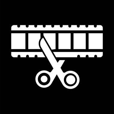 Bebek arabası vektör simgesi. Düz sembolü, beyaz renkli, yuvarlak açılar, siyah arka plan tarzıdır