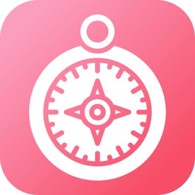 pusula simgesi web basit illüstrasyon