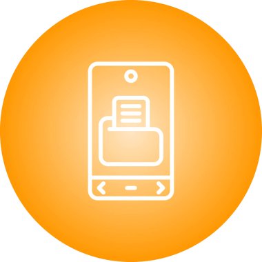 dosya simgesi, vektör illüstrasyonu 