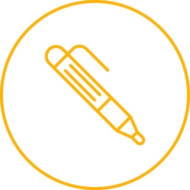 Bir kalem ağı simgesinin vektör illüstrasyonu