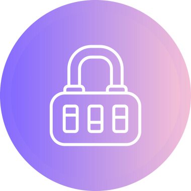 ikon vektör illüstrasyonunu kilitle