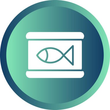 balık simgesi vektör illüstrasyonu