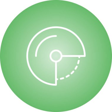 Güzel Pusula Kabartma Vektörü Simgesi