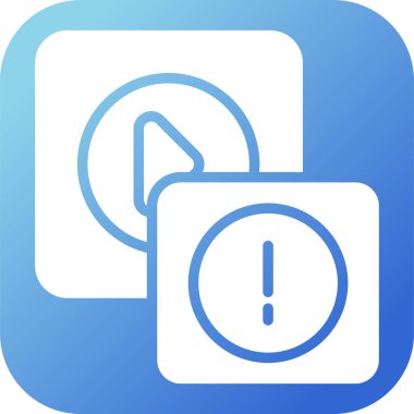 vektör Saat simgesi sembolü