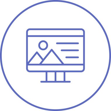 Harita. Web simgesi basit illüstrasyon