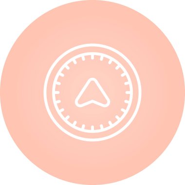 vektör pusula resimlemesi