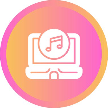 Bilgisayar. Web simgesi basit illüstrasyon 