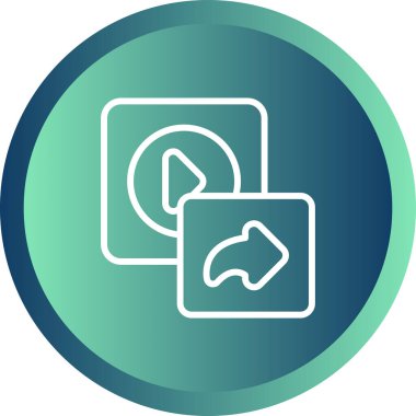 seo modern simgesinin vektör illüstrasyonu