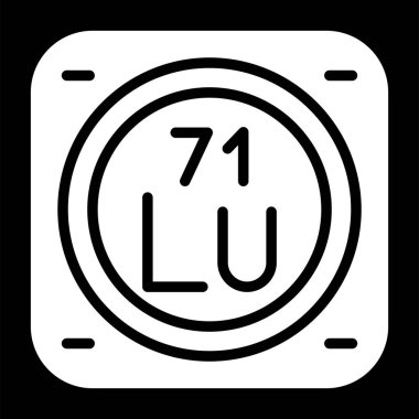 Kimyasal element ağ basit illüstrasyon