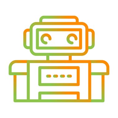 robot web simgesi vektör illüstrasyonu