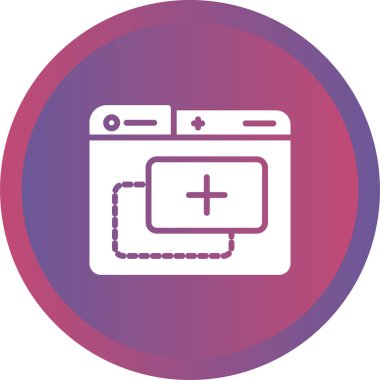 Pil simgesinin vektör illüstrasyonu