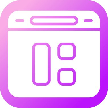 Buzdolabı simgesi, basit tasarım