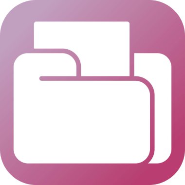 dosya dizinleri simgesi, vektör illüstrasyonu 