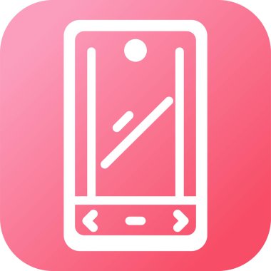 akıllı telefon web simgesi vektör çizimi