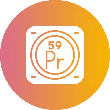 Kimyasal element ağ basit illüstrasyon