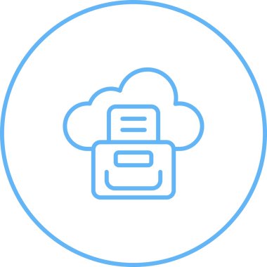 Bulut hesaplama. Web simgesi