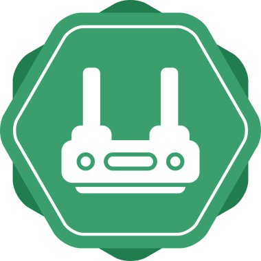 router simgesi web basit illüstrasyon