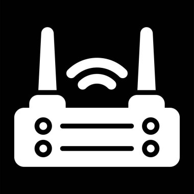 router simgesi web basit illüstrasyon