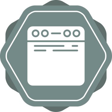 Mutfak simgesi vektör illüstrasyonu