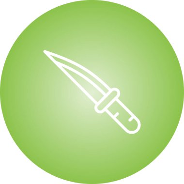 bıçak simgesi modada izole edilmiş arkaplan