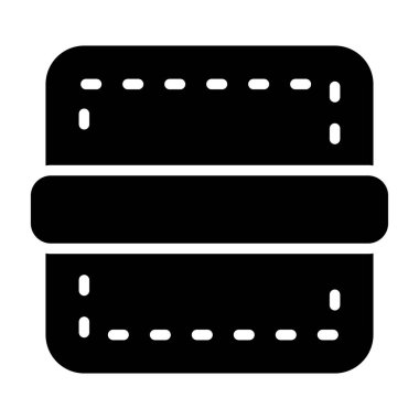 veritabanı düz vektör simgesi