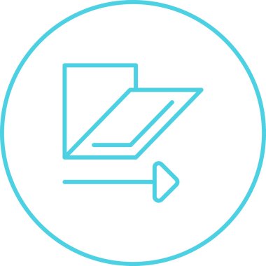 Modern bir simgenin vektör illüstrasyonu