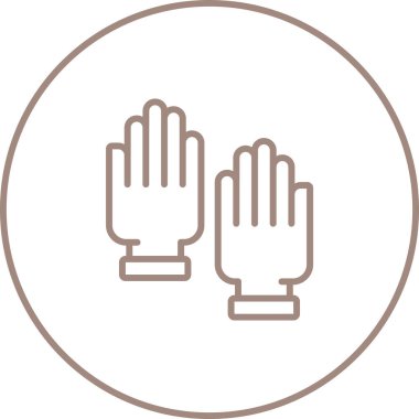 el hareketi ikon vektör tasarımı