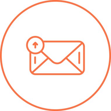 Vektör E- posta simgesi illüstrasyonu