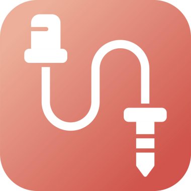 Kablo dolgusunun vektör simgesi