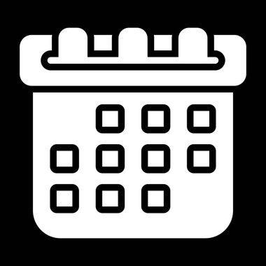 Takvim web simge vektör çizim