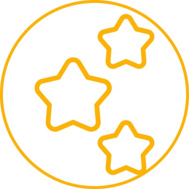 yıldız simgesi vektör illüstrasyonu