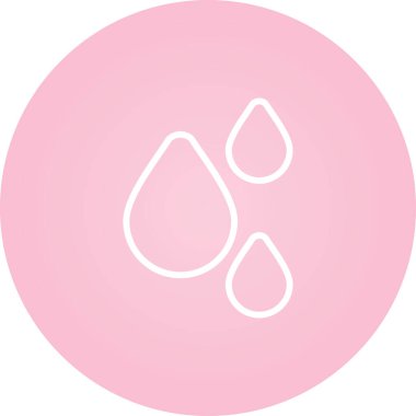 su damlası ikon vektör illüstrasyonu