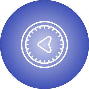 Pusulanın vektör illüstrasyonu