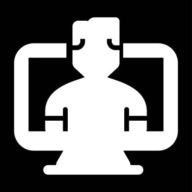 Bilgisayar web simge vektör çizim