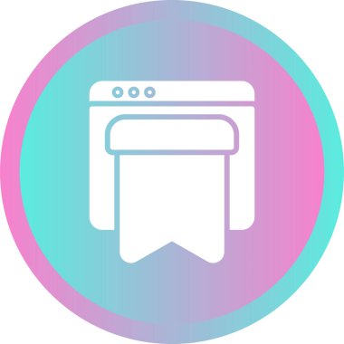 Havlunun eşsiz modern vektör simgesi