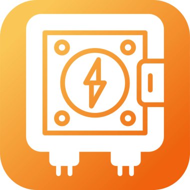 bir buji simgesi ile pil.