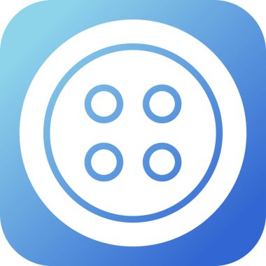 Bir çember simgesinin vektör illüstrasyonu