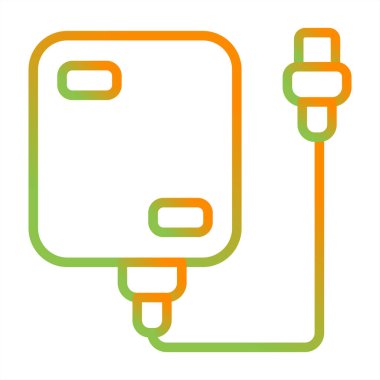 Fiş. Web simgesi basit illüstrasyon