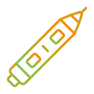 Kalem. Web simgesi basit illüstrasyon