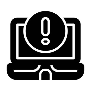 Bilgisayar. Web simgesi basit illüstrasyon 