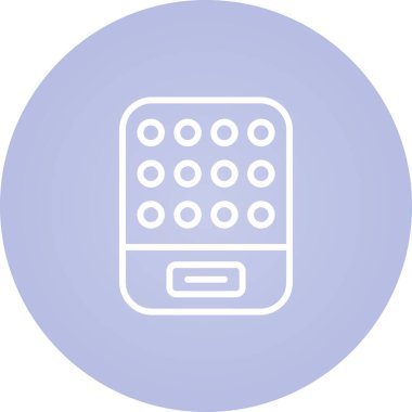 Telefon simgesinin vektör illüstrasyonu