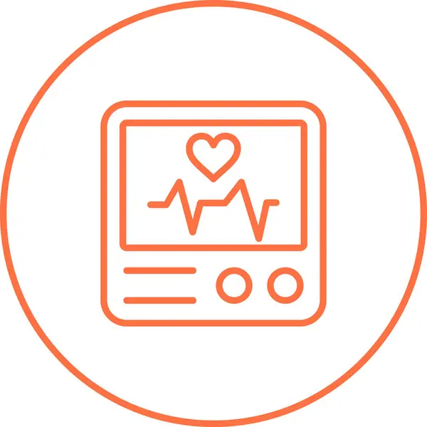 Bilgisayar monitörü simgesi. vektör illüstrasyonu