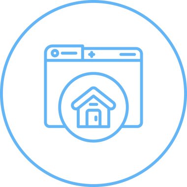 ev web simge vektör çizim