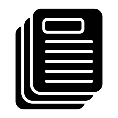 klasör simgesi. Basit vektör illüstrasyonu tasarımı