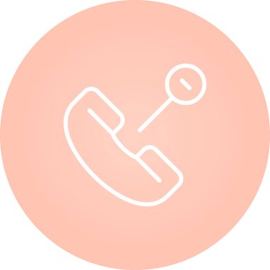 Çağrı. Web simgesi basit illüstrasyon